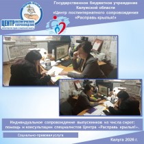 Индивидуальное сопровождение выпускников из числа сирот: помощь и консультации специалистов Центра «Расправь крылья!».